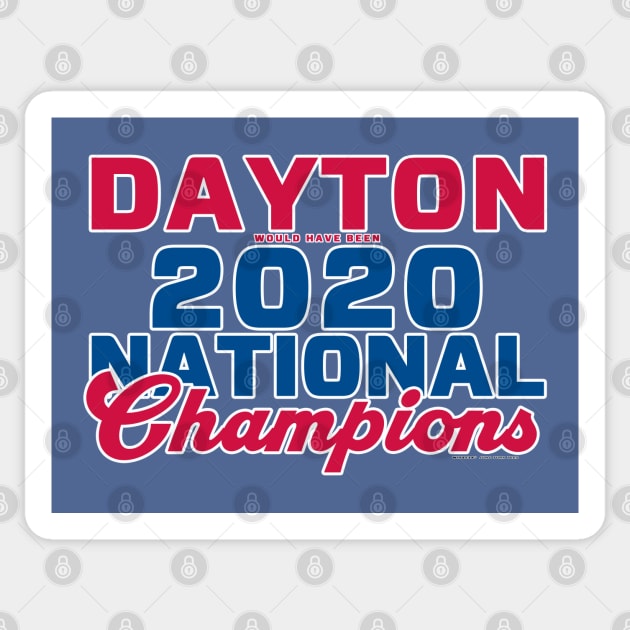 Dayton NCAA Champs Sticker by wifecta